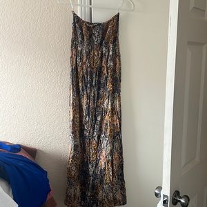 Strapless boho dress from forever 21